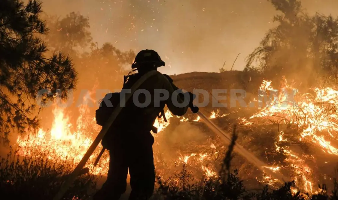 Estado de emergencia por incendio Holy