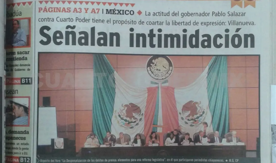 Siniestro pasado: Dirigente estatal del PRD pide respetar a medios