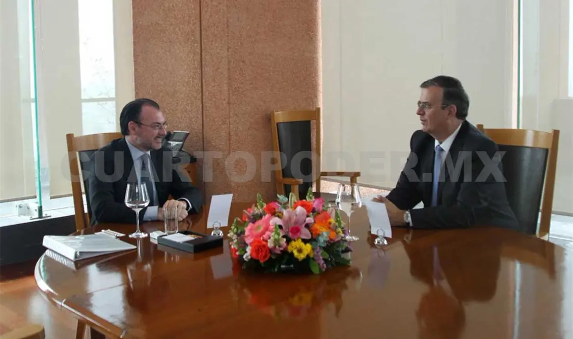 Se reúnen Luis Videgaray y Marcelo Ebrard