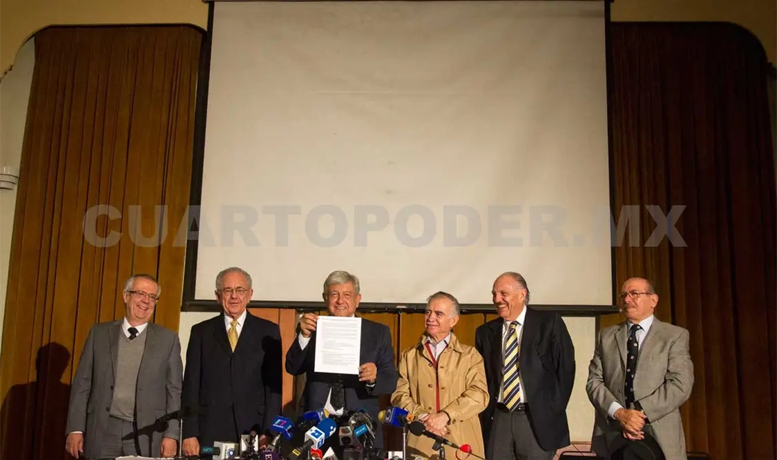 AMLO pone a consulta dos opciones sobre NAIM