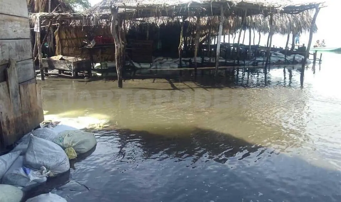 Mar de fondo afecta centro turístico Barrita de Pajón
