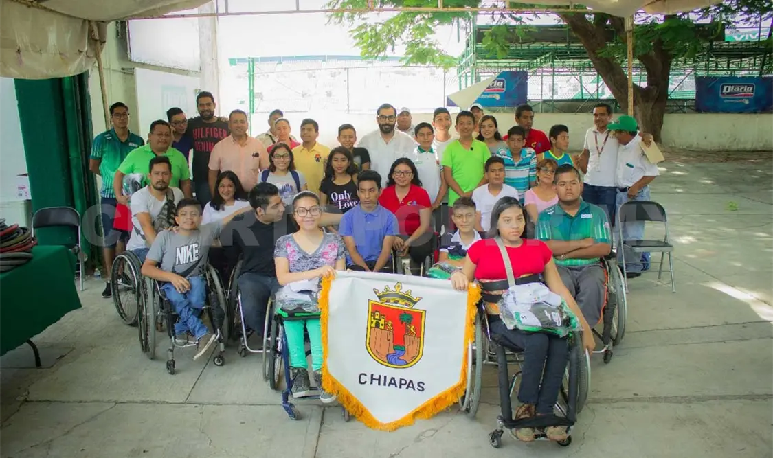 Selección Chiapas fue abanderada