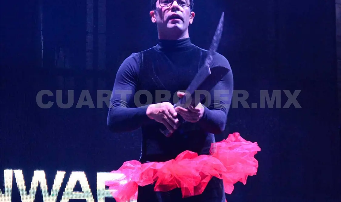 Gustavo Martínez, en Chiapa de Corzo durante una función. Darwin Mendoza