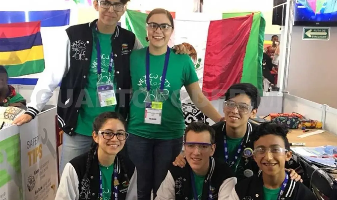 Ellos son los jóvenes que representan al equipo mexicano. Presidencia