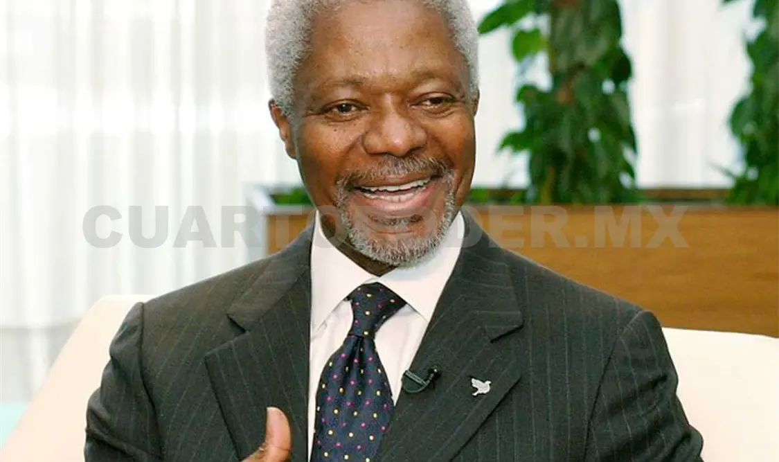 El Premio Nobel murió a los 80 años. @KofiAnnan