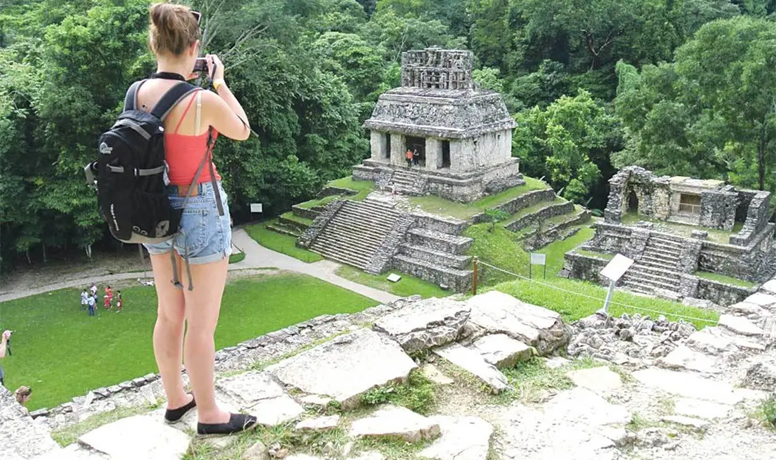Aumenta afluencia de visitantes en Palenque