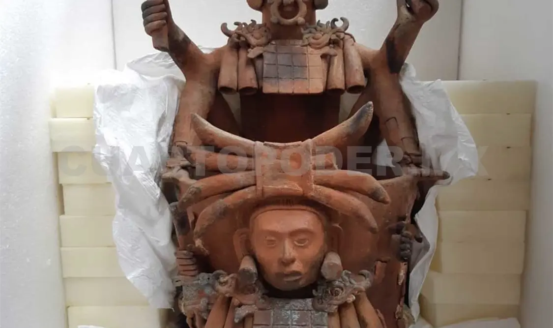 Regresaron a Chiapas 40 esculturas Mayas