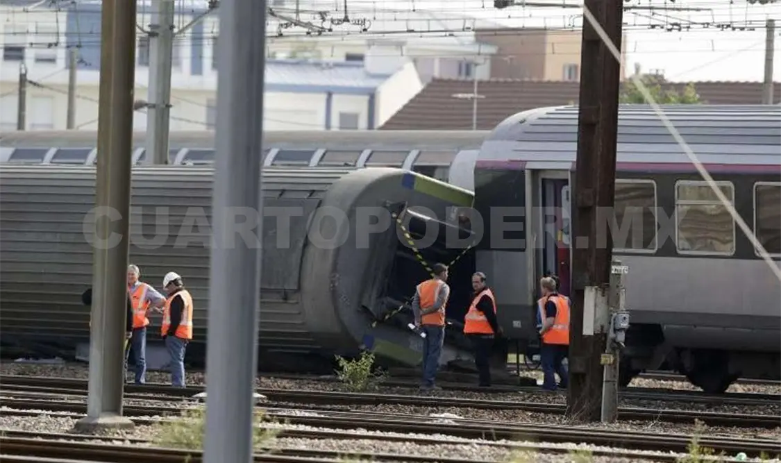 Descarrila tren de alta velocidad