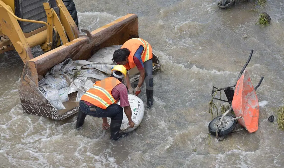 Mantienen vigilancia en el río Sabinal. Guillermo Ramos / CP