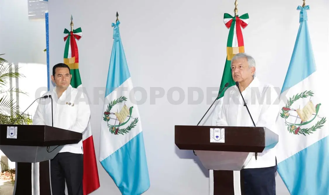Saluda MVC encuentro de López Obrador y Jimmy Morales