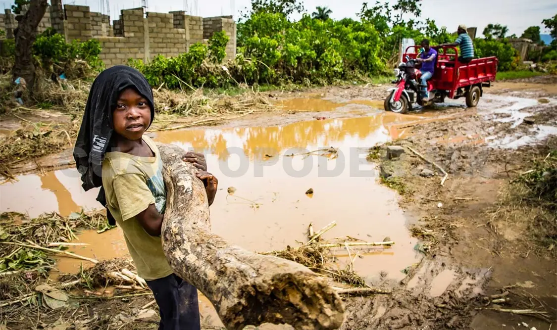 Niños, los más afectados por eventos meteorológicos