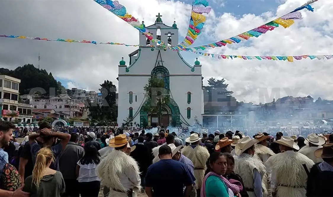 Festival Maya Zoque Chiapaneca en Chamula