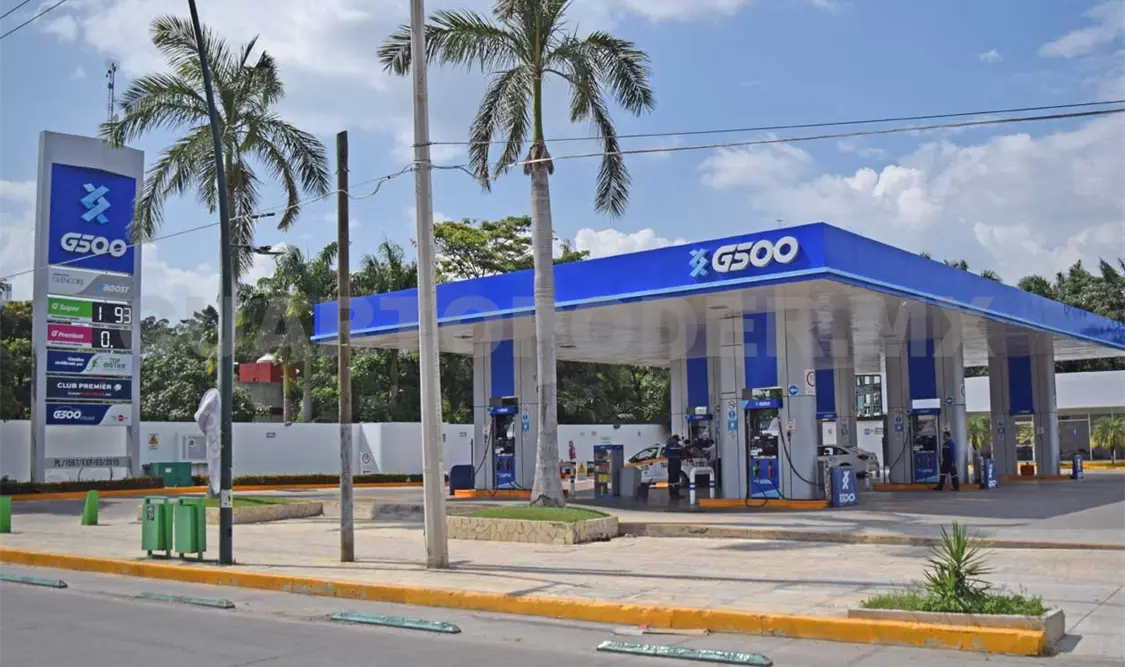 La gasolinera de la franquicia “G500” ubicada sobre el Boulevard Belisario Domínguez. Mario Ruiz Arellano/ CP