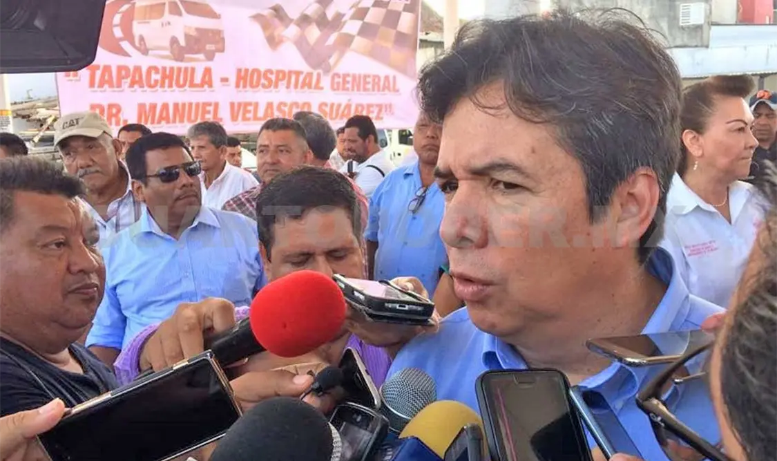 Álvaro Robles Cameras, Secretario de Transporte en Chiapas. Ramón García / CP