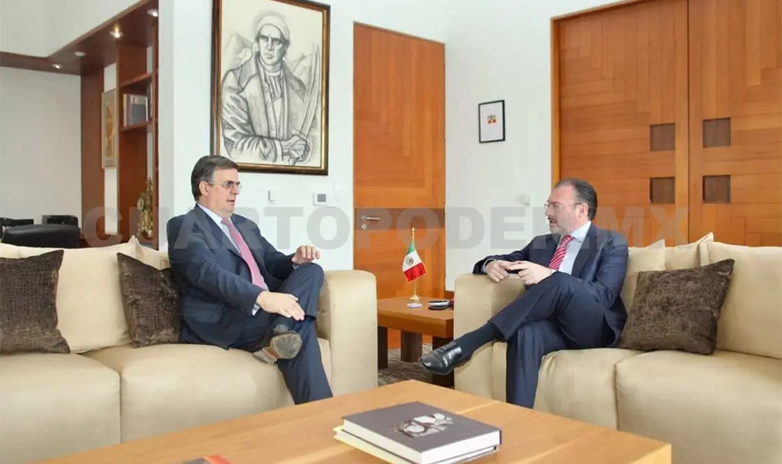 Ebrard Casaubón y Videgaray Caso dialogaron sobre temas de coyuntura en materia de política exterior. @SRE_mx