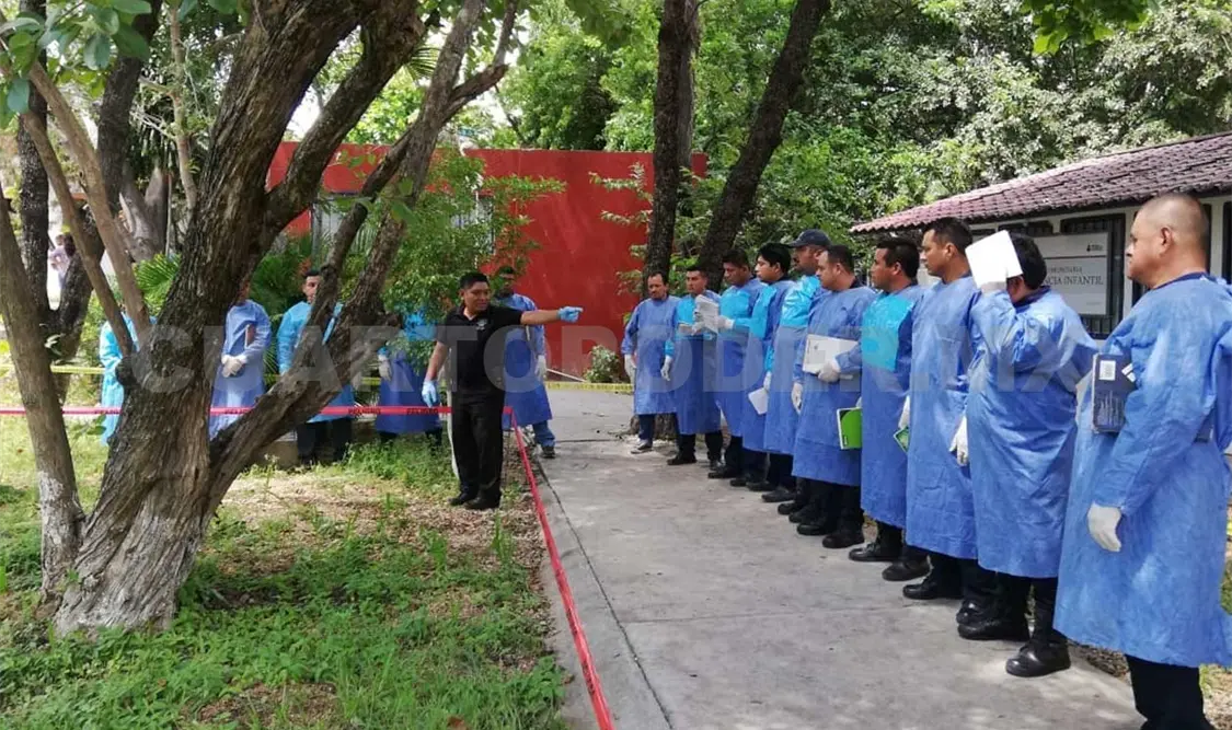 Aspecto del taller realizado para agentes de la Policía Municipal. CP