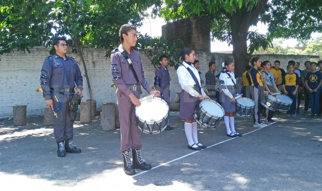 También la banda de guerra hará acto de presencia en tan importante evento. Cortesía
