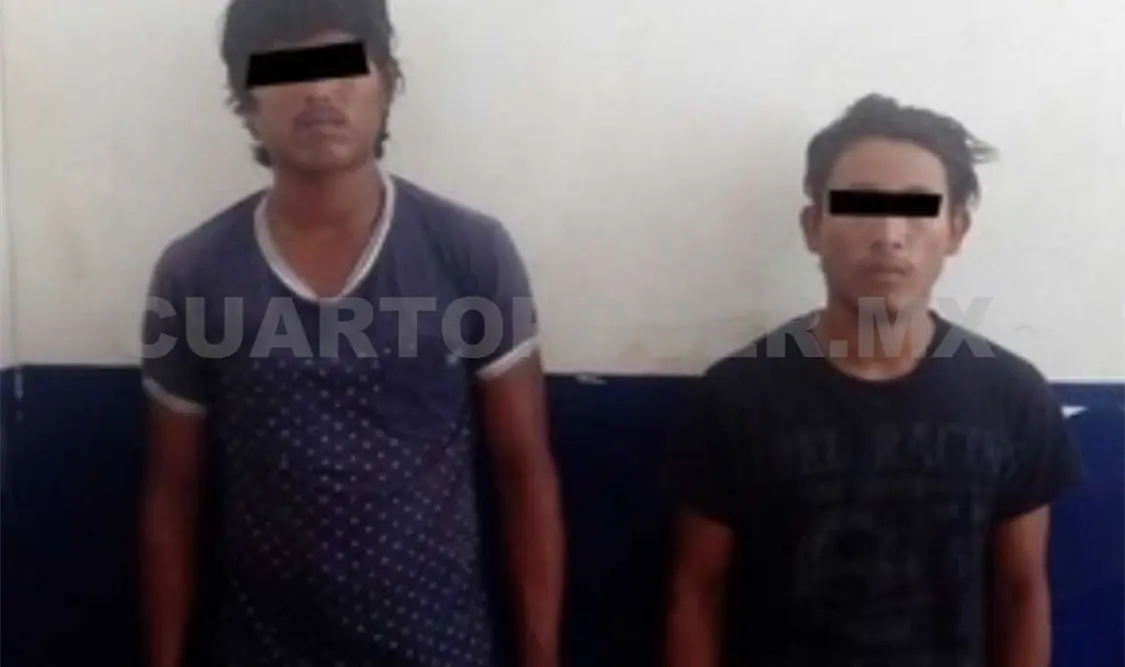 Jony José y César Agustín, con domicilio en el municipio de Mazatán, quedaron a disposición del fiscal del Ministerio Público. CP