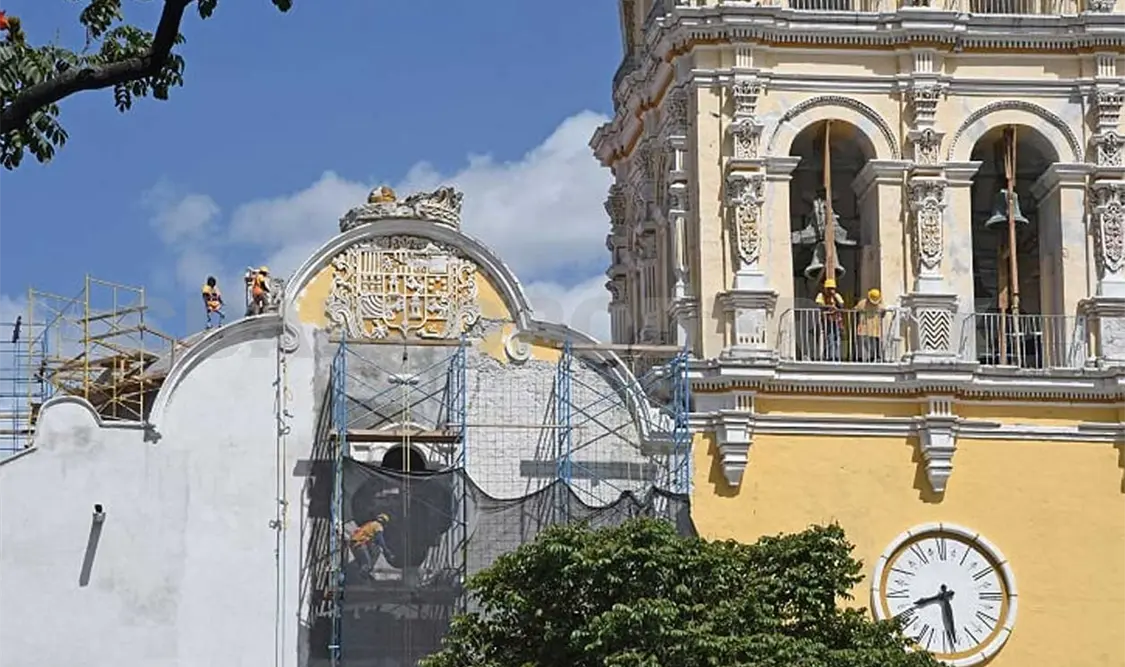Tras los sismos lo que se hizo fue un censo para empezar con los trabajos de restauración.
