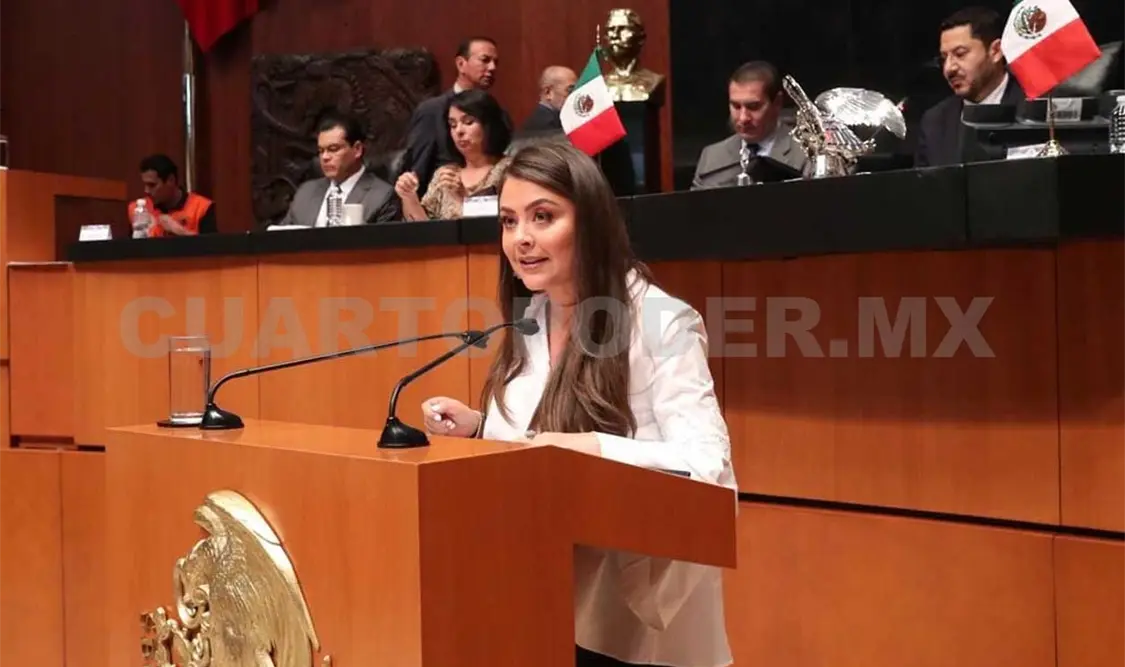 La senadora De León Villard reafirmó que trabajarán de manera cercana al presidente electo. Heriberto Ortiz / CP
