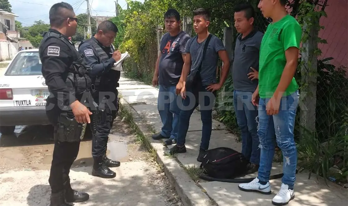 Autoridades buscaron a los delincuentes por las inmediaciones de la zona pero no lograron dar con su paradero. Edberg Mayorga / CP