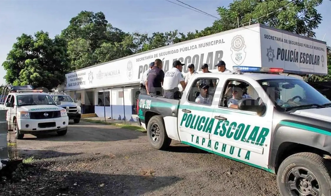 Policías municipales de Tapachula denuncian irregularidades y corrupción. Ramón García / CP