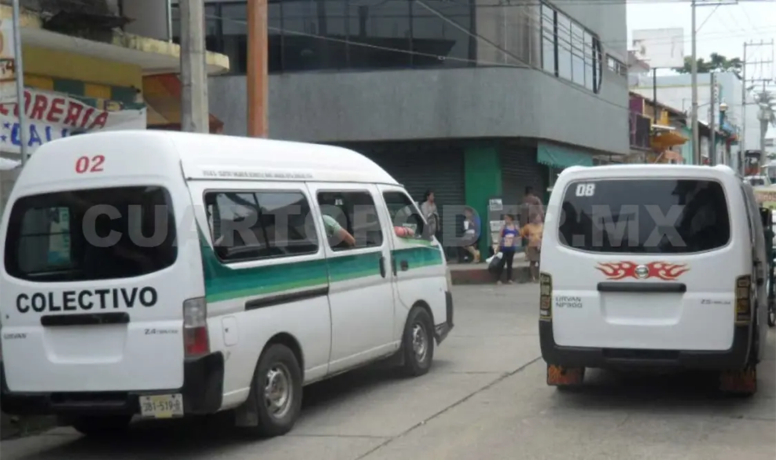 Familias afectadas por el incremento del pasaje en Huixtla. Noel Vázquez / CP