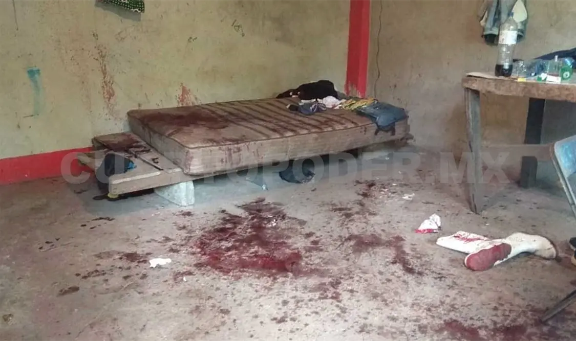 El jornalero agrícola guatemalteco fue asesinado de un machetazo en la yugular en el interior de la casa que rentaba. Rafael Victorio / CP