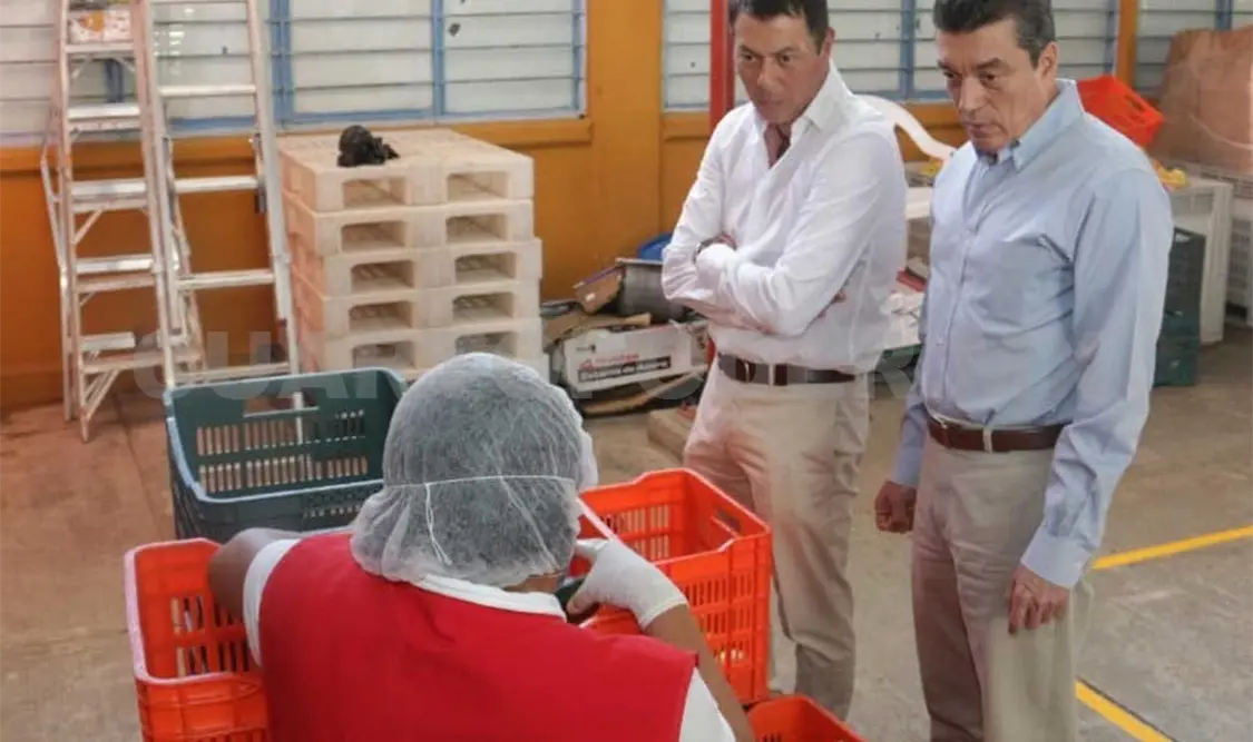 Rutilio Escandón recorrió las instalaciones del Banco de Alimentos de México A.C. (BAMX) en Tuxtla Gutiérrez. CP