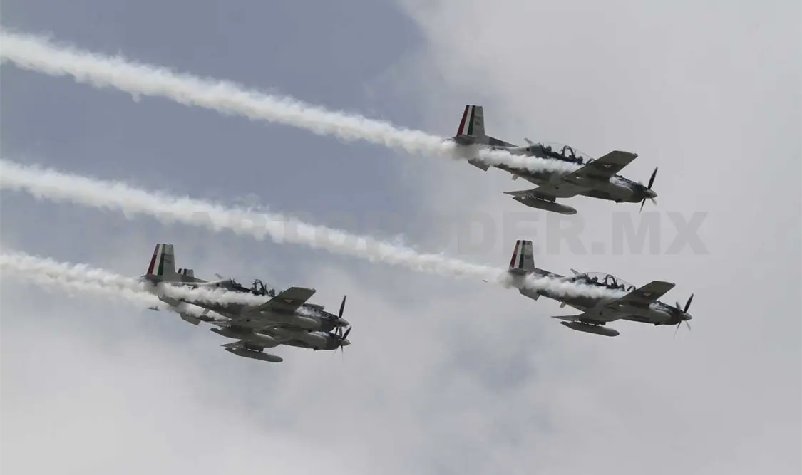 Fuerza Aérea y Armada de México alistan desfile