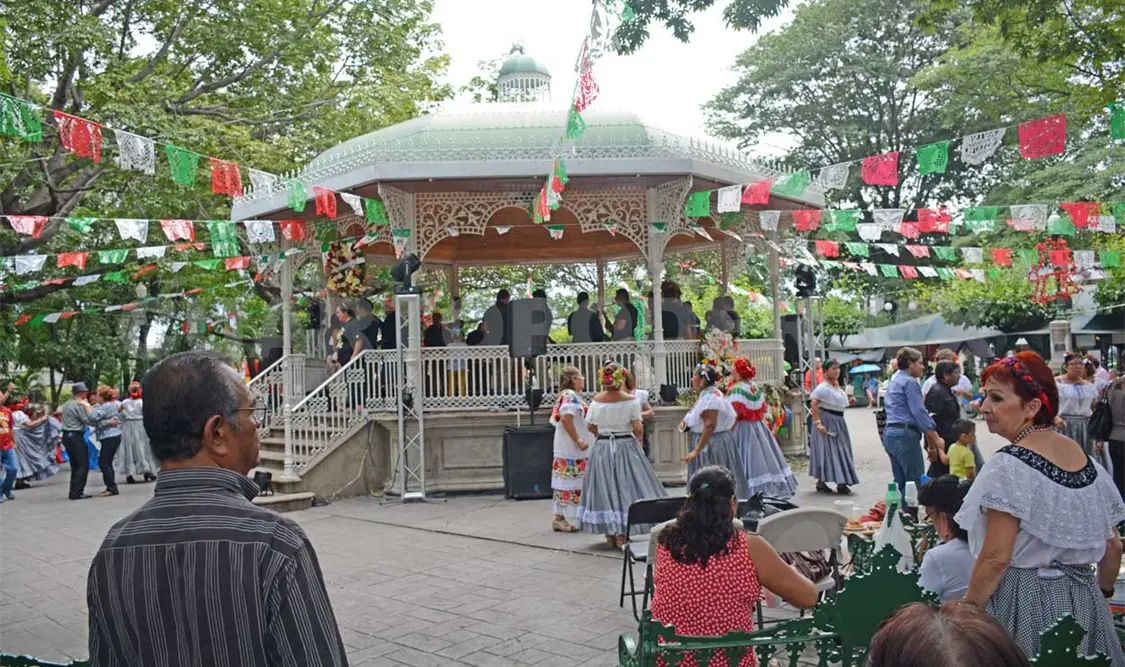 El icónico parque de la Marimba. Cortesía
