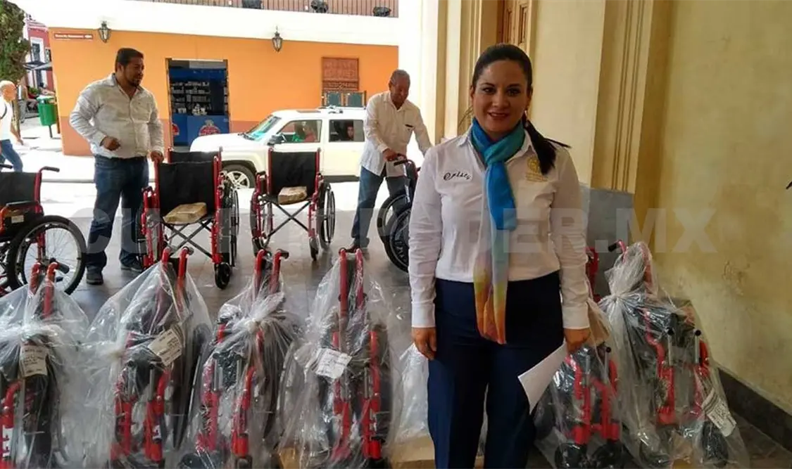 Club Rotario entregó sillas de ruedas