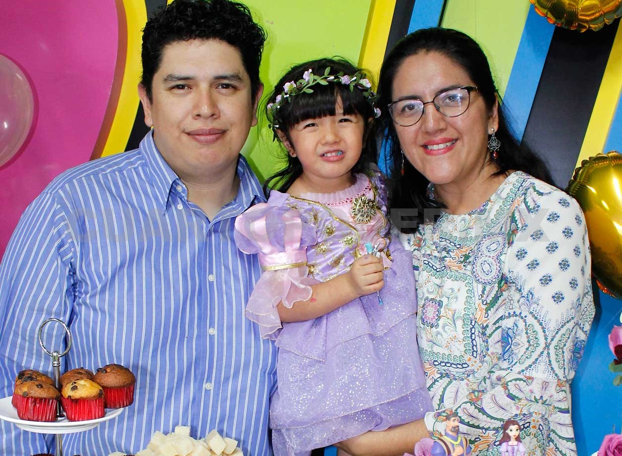 Amelia cumplió tres añitos