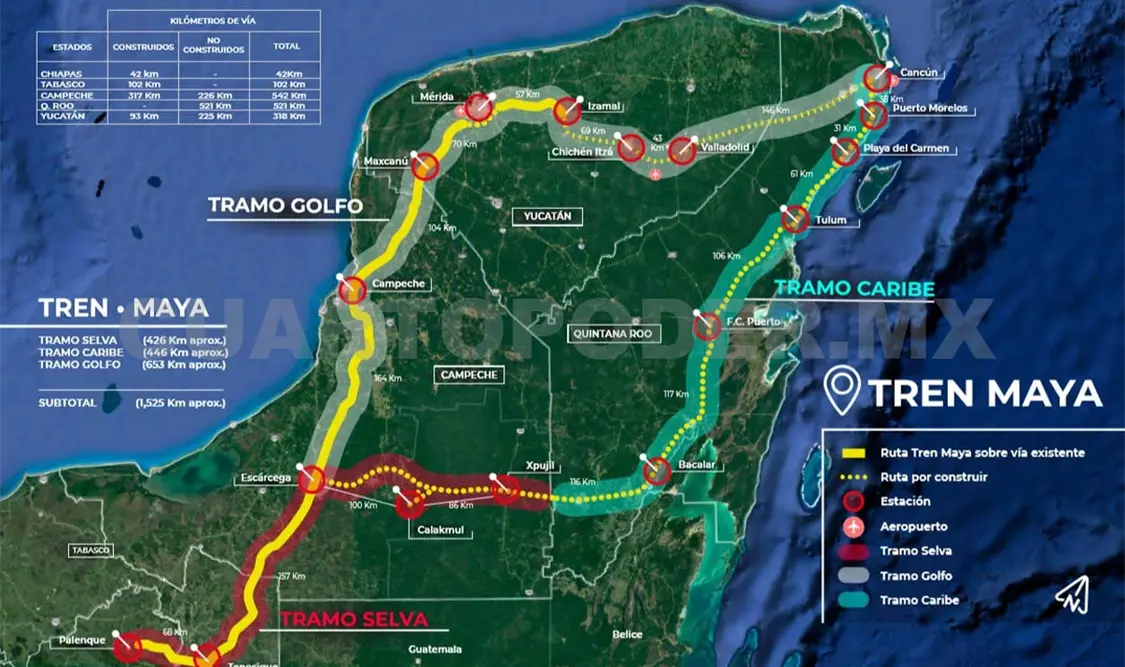 Sector turismo ve positivo el Tren Maya