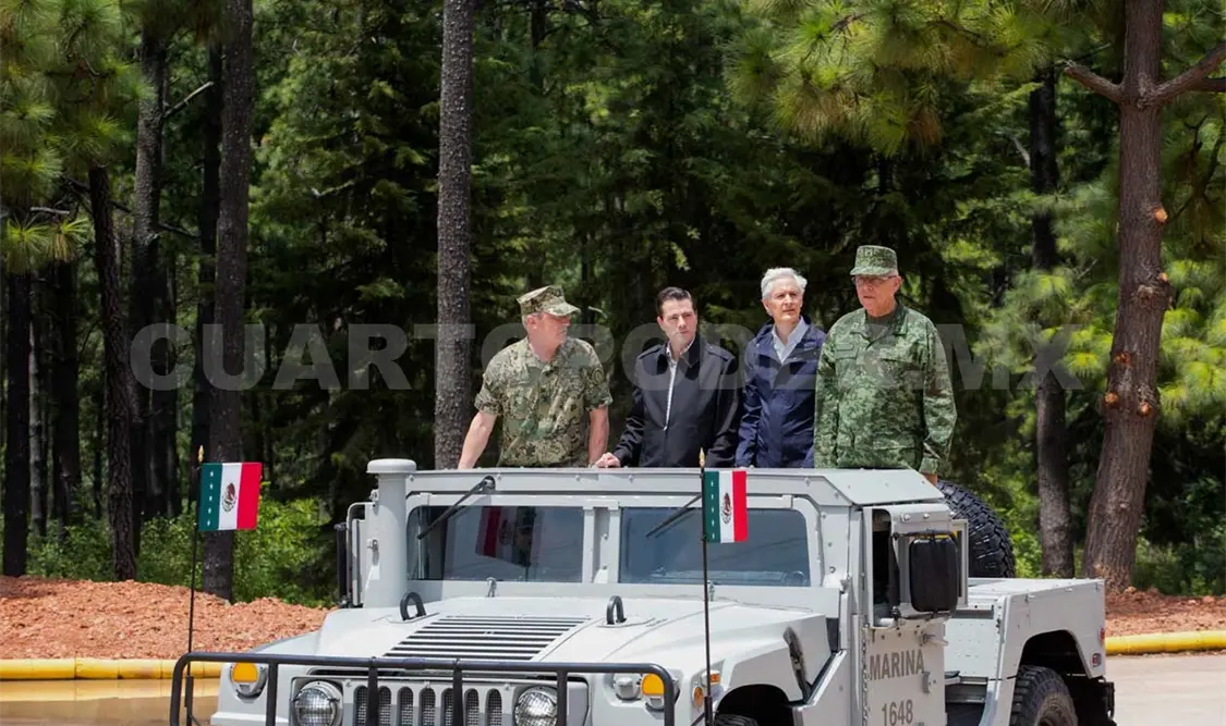 Peña destaca fortalecimiento de Fuerzas Armadas