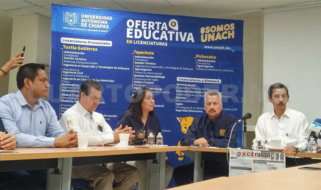 Deserción escolar en la Unach, entre el 5 y 30%
