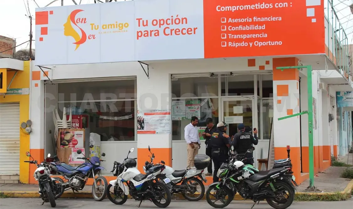 Asaltan a financiera y se llevan más de 200 mil pesos