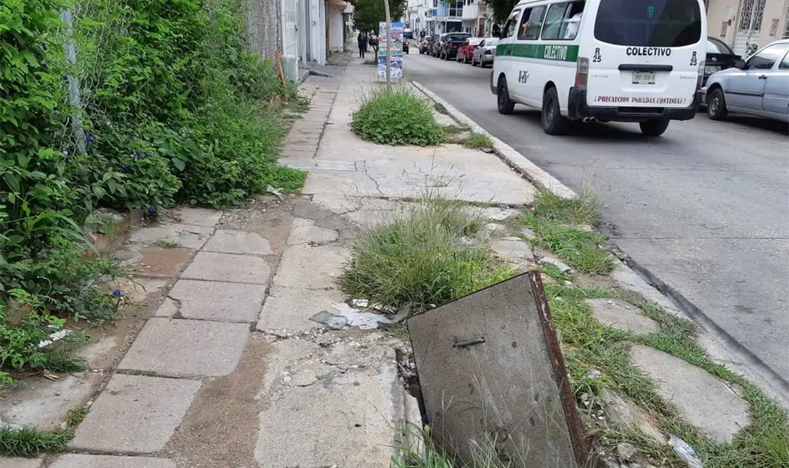 Denuncian “trampas peatonales” en el Centro