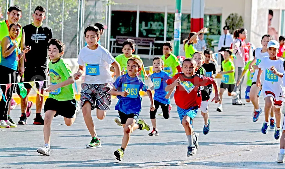 Las distancias a correr dependerán de la categoría en la que se inscriba el niño o la niña. Cortesía