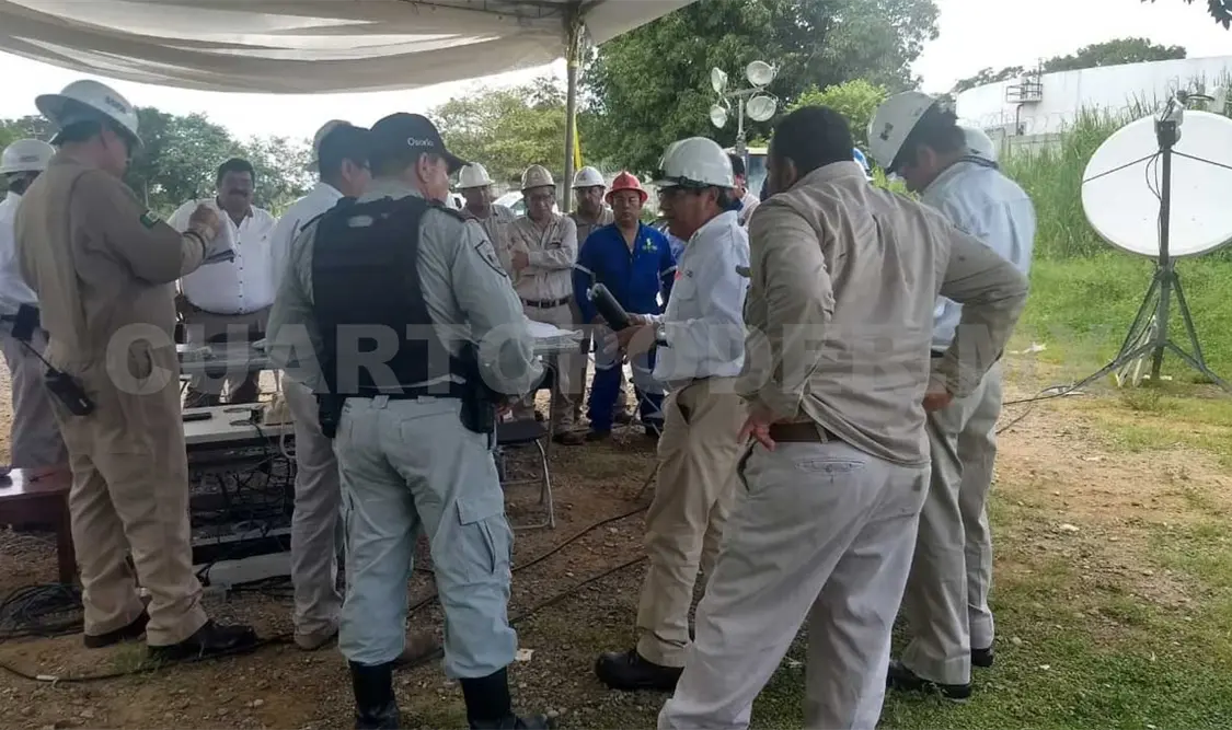 Confirma Pemex fuga de gas en tubería