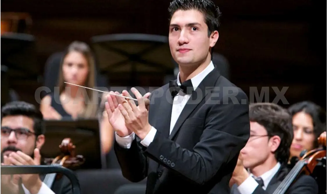 El ganador recibió un cheque por seis mil dólares y será invitado a dirigir un concierto con la OFUNAM. Cortesía