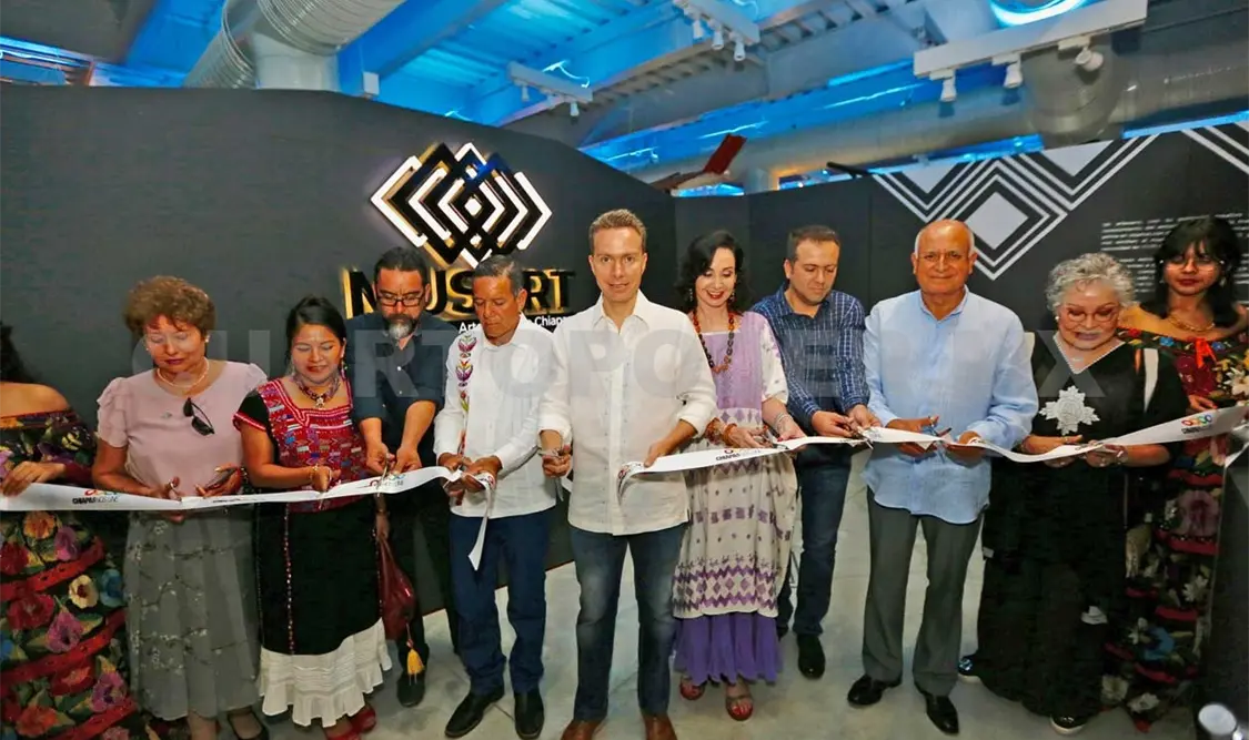 Inaugura Velasco el Musart en el Instituto Casa de las Artesanías