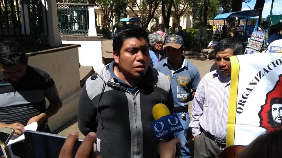 Lucio Mariano Jiménez Velasco, coordinador estatal de la organización. CP
