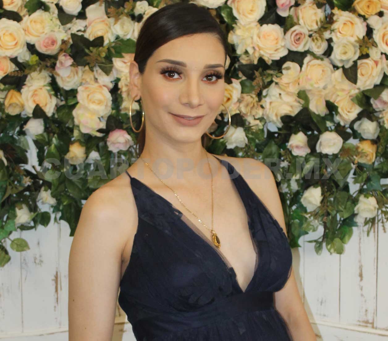 Andrea pronto será mamá