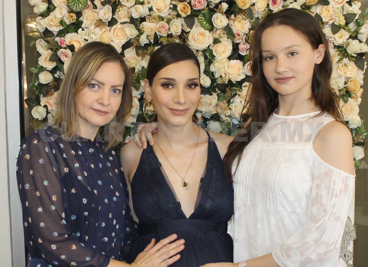 Andrea pronto será mamá