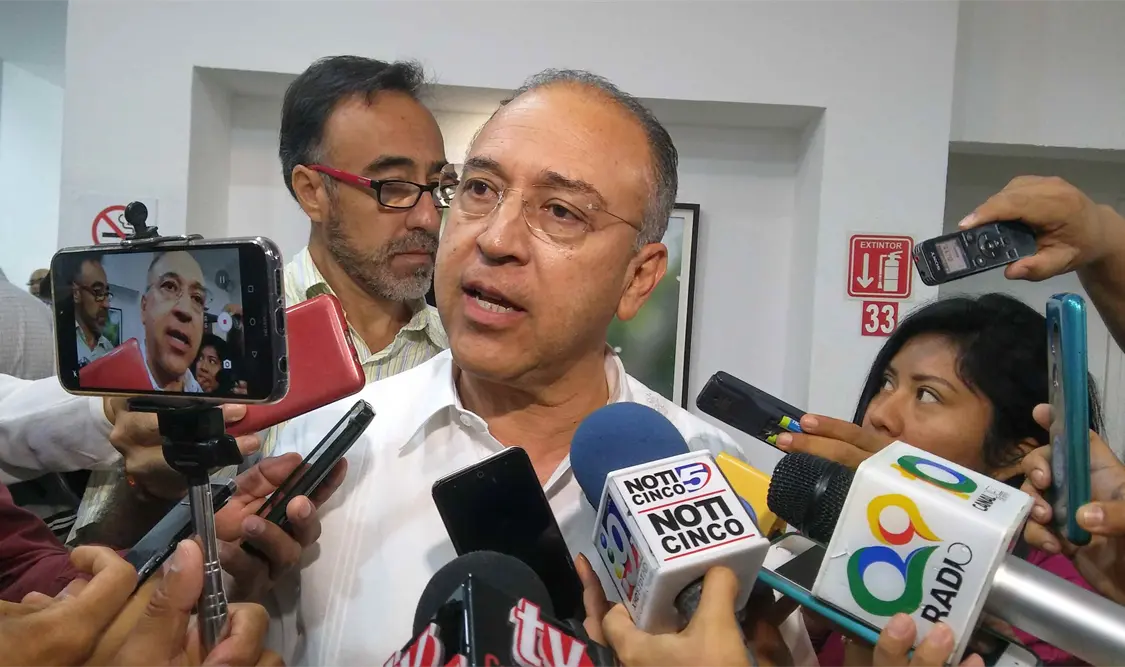 Presidente de la CEDH en Chiapas, Juan José Zepeda Bermúdez. Foto: Adolfo Abosaid/CP