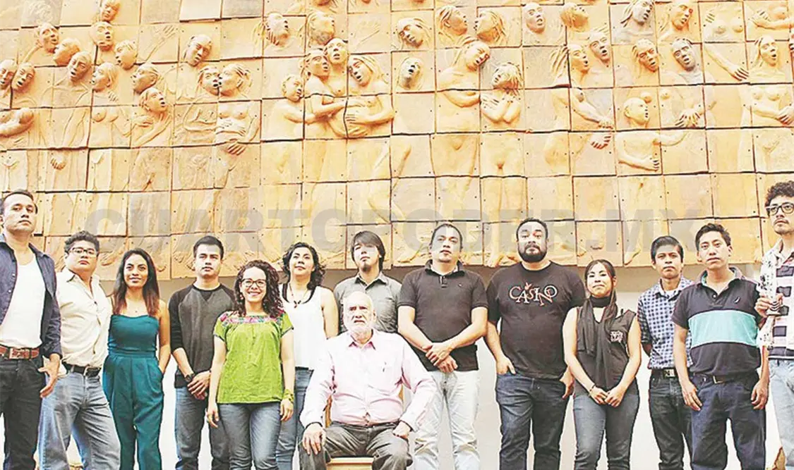 El taller de Óscar Oliva sesiona todos los sábado en el Museo del Café. Cortesía