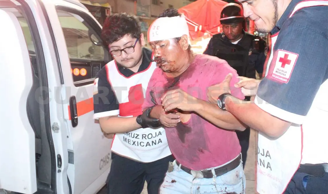 Hombre queda lesionado en riña