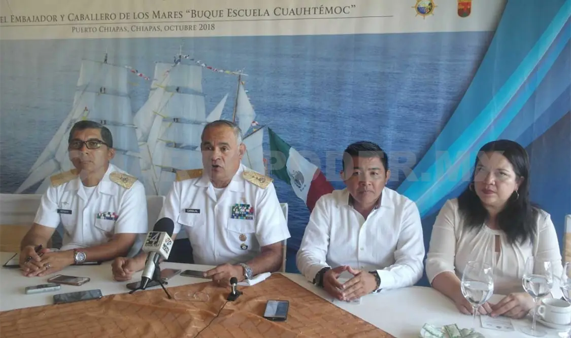 Anuncian llegada de velero Cuauhtémoc