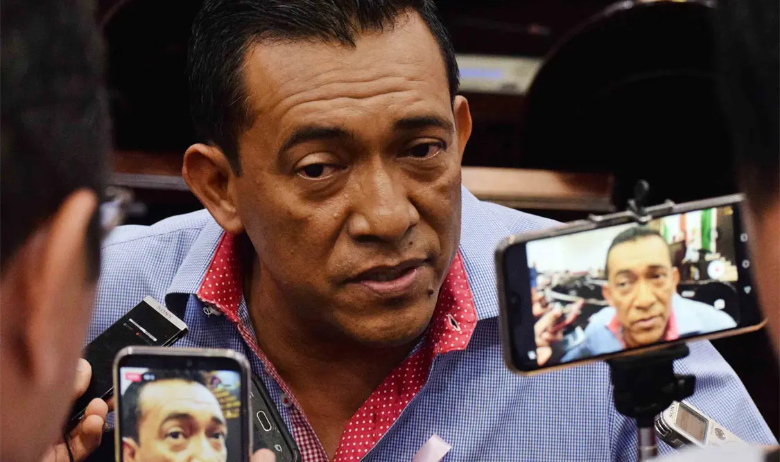 Presidente de la Jucopo en el Congreso de Chiapas, Marcelo Toledo Cruz. Oscar